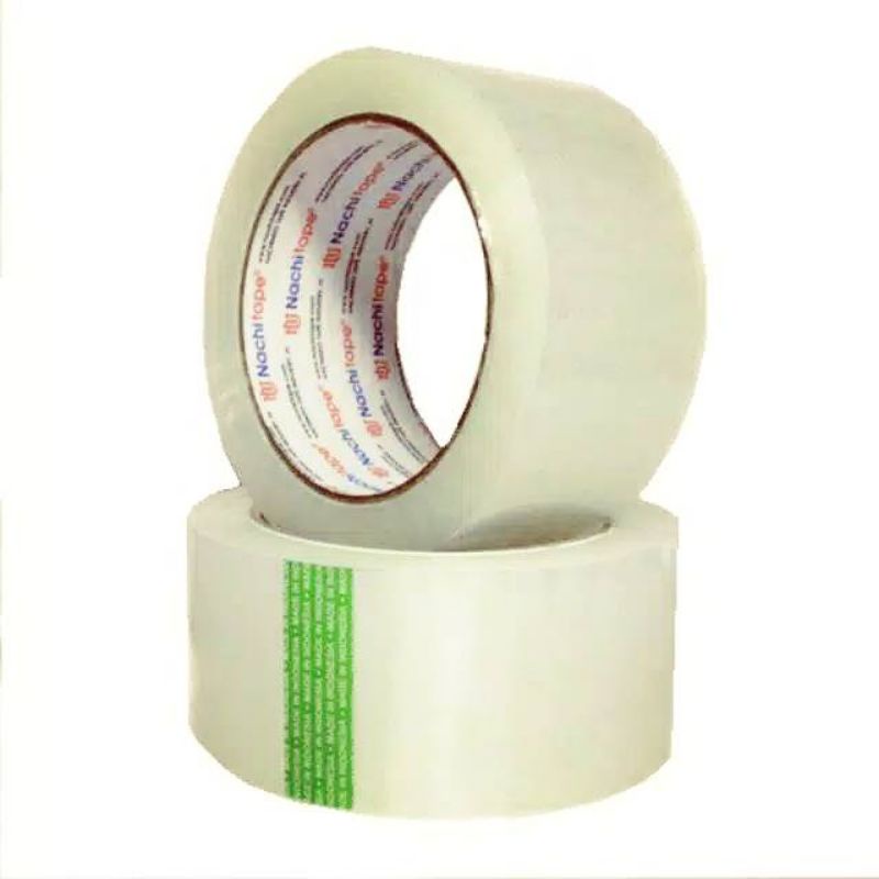 

Lakban Nachi bening 48mm besar 2" panjang 100 yard ORIGINAL