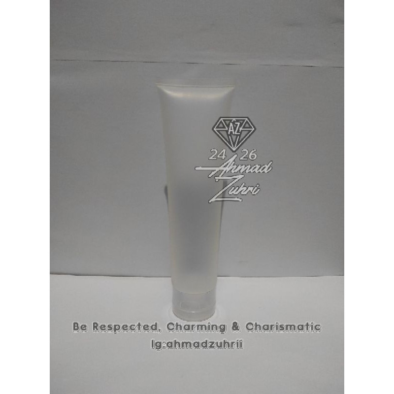 Tube 100ml Natural Tutup Fliptop - Tube Kosong 100ml - Botol Tube 100 ml Bening -Tube Kosmetik 100ml