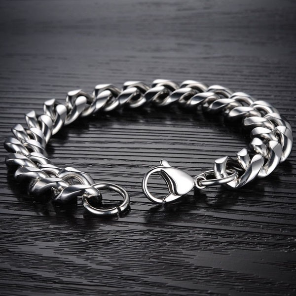 Gelang Tangan Pria bahan Stainless Steel 316L 002