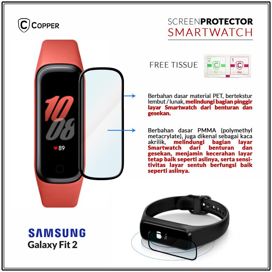 Samsung Galaxy Fit 2 - COPPER Polymer Nano PMMA