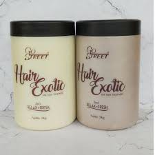Go Street hair exotic spa creambath 1000ml coklat / mint /  vanilla / masker rambut kering