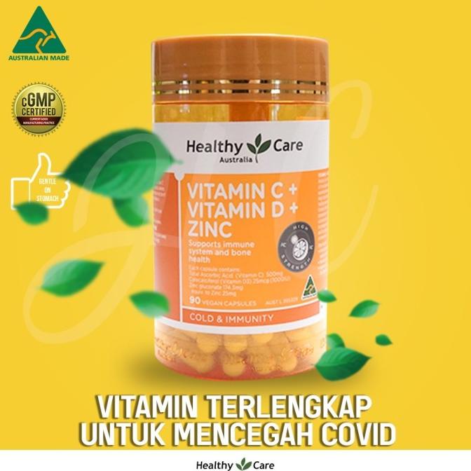 HEALTHY CARE VITAMIN C VITAMIN D ZINC VEGAN | Vitamin & Multivitamin