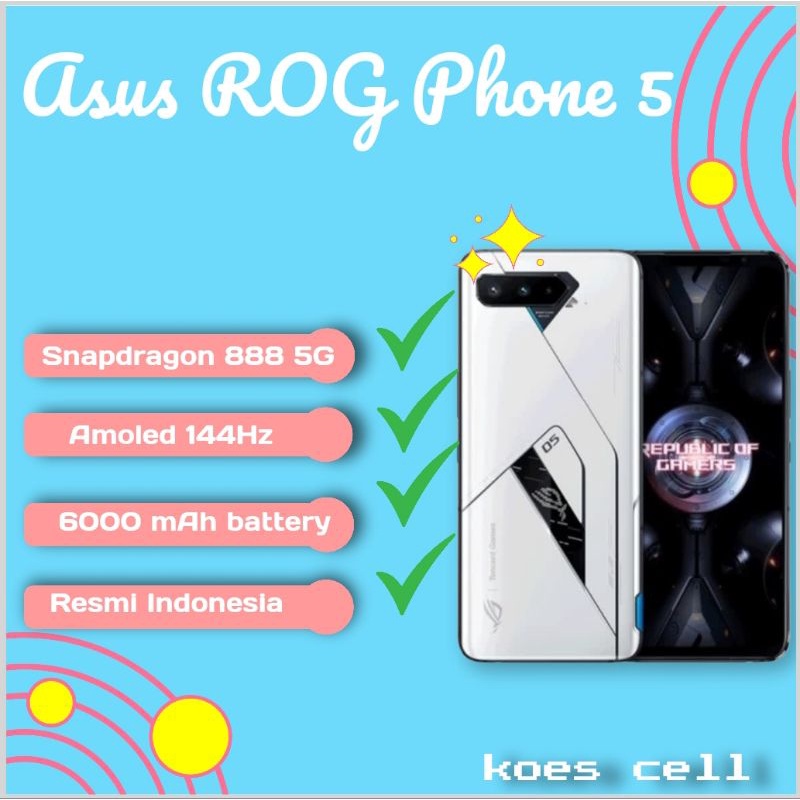 Asus ROG Phone 5 Ultimate 18gb 512gb Resmi Indonesia