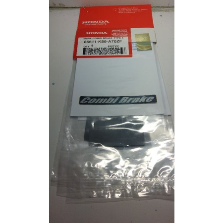 Stiker Combi Brake Vario 150 Esp