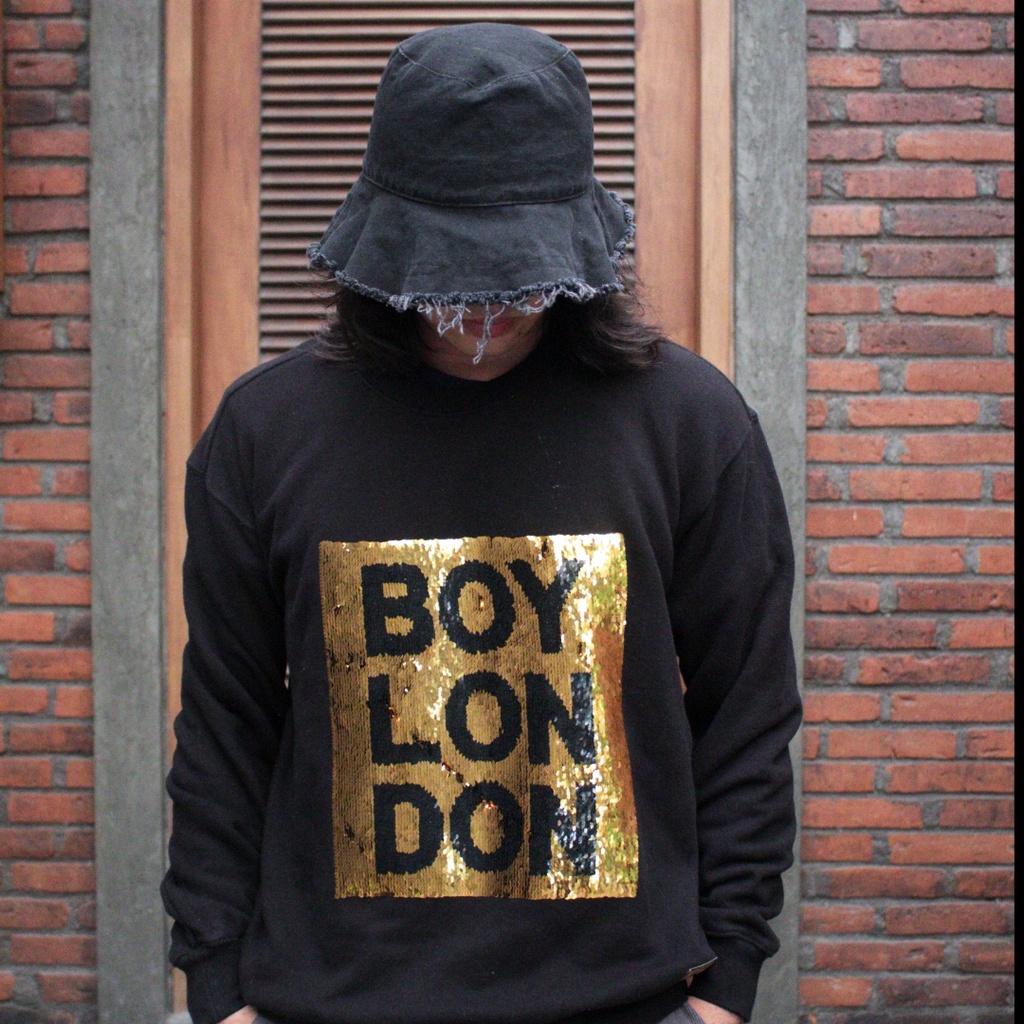 Jaket vintage celana kaos varsity sukajan hoodie crewneck second Boy London Big Logo Reversible