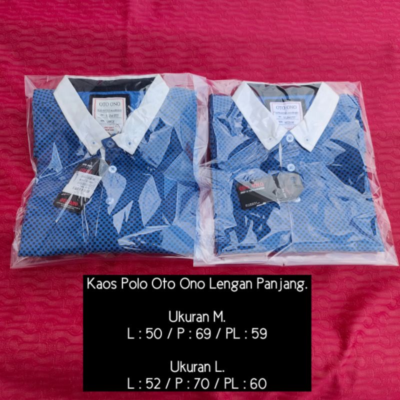 OTO ONO KAOS POLO LENGAN PANJANG ORIGINAL