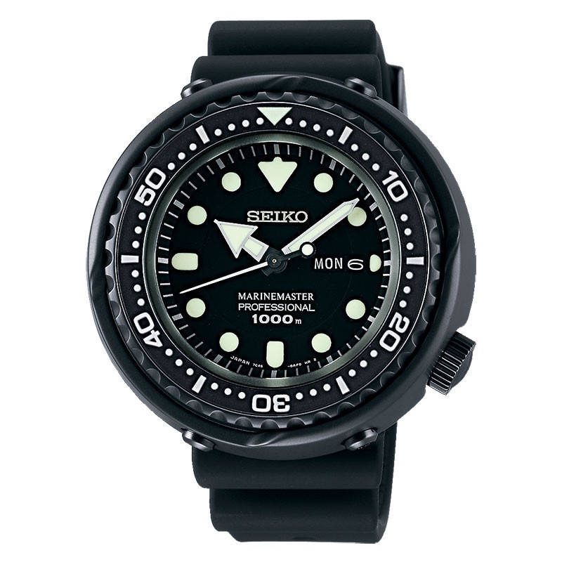 Seiko SBBN025 Prospex Darth Tuna Marinemaster Pro 1000M Original