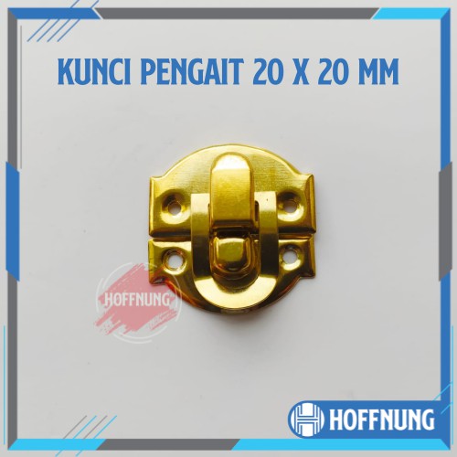 Kunci Pengait Box 20 x 20 mm Gembok Pengait Kotak Perhiasan