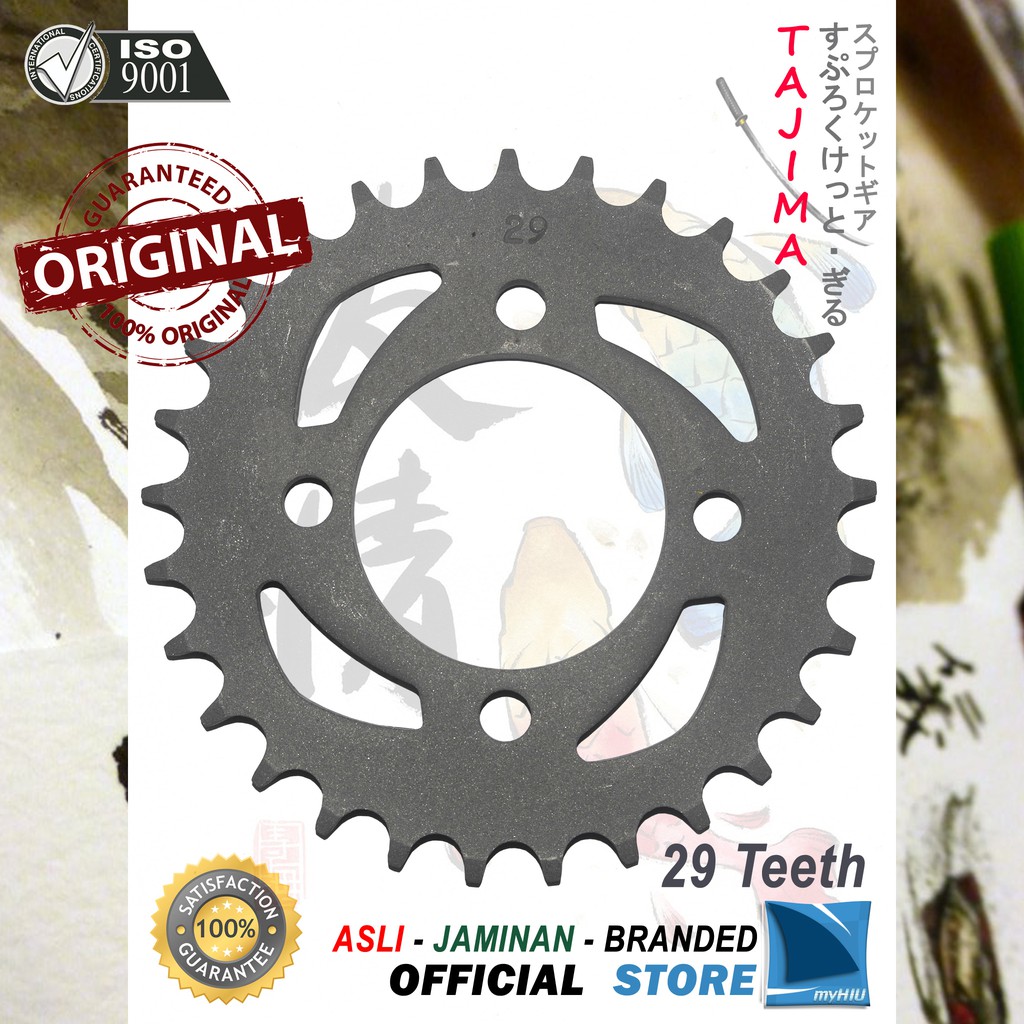 Gigi Tarik 28T ~ 39T SUZUKI Arashi Titan Gir Belakang - Rear Sprocket Gear TAJIMA