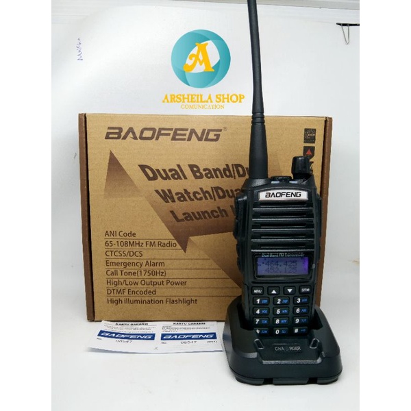 Ht baofeng uv82 8 watt original garansi 1 tahun