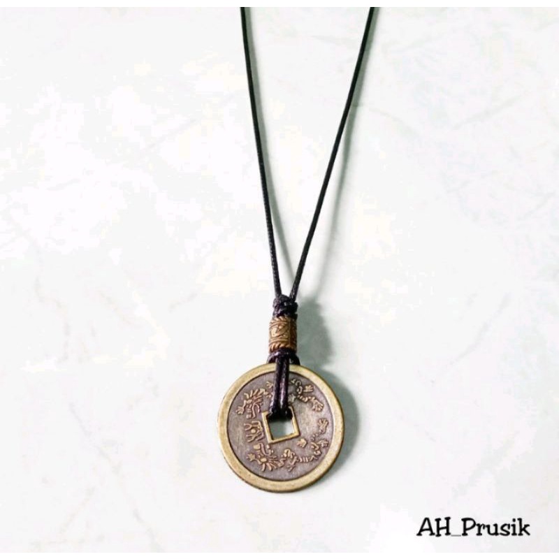 Kalung Koin Cina Spacer Logam (Koin 500)