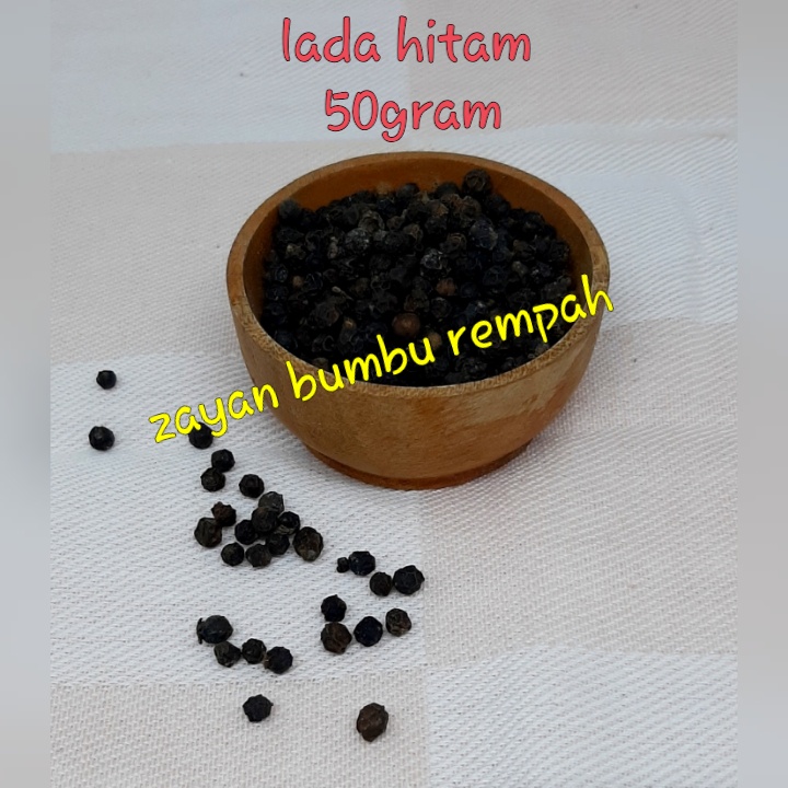 

lada hitam kasar/black pepper