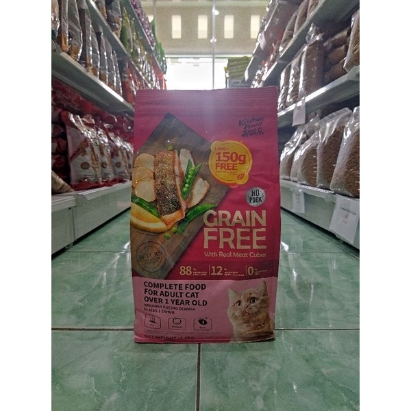 KITCHEN FLAVOR GRAINFREE ADULT FRESHPACK 1,5KG FREE 150gram