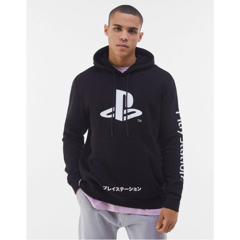 PLAYSTATION HOODIE SWEATER BAHAN FLEECE