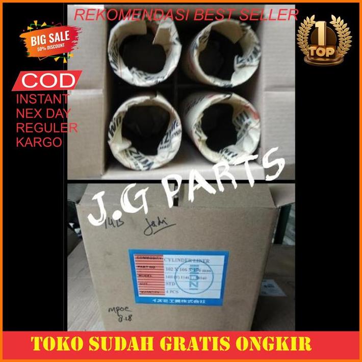 Sparepart Mobil Cylinder Liner Boring Toyota Dyna Saurus 115 Et Izumi 11461-58040 Std