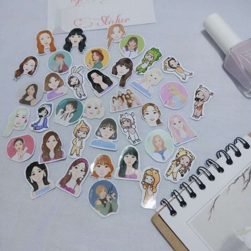 

Sticker Twice 45 pcs / sticker kpop / sticker korea / stiker murah / stiker kpop / stiker lucu