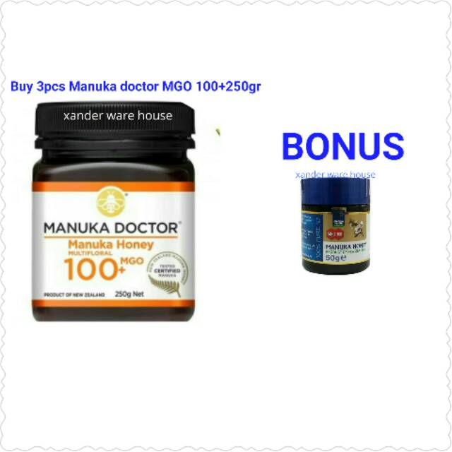 

PROMO MADU MANUKA DOCTOR MANUKA HONEY 100+250GR