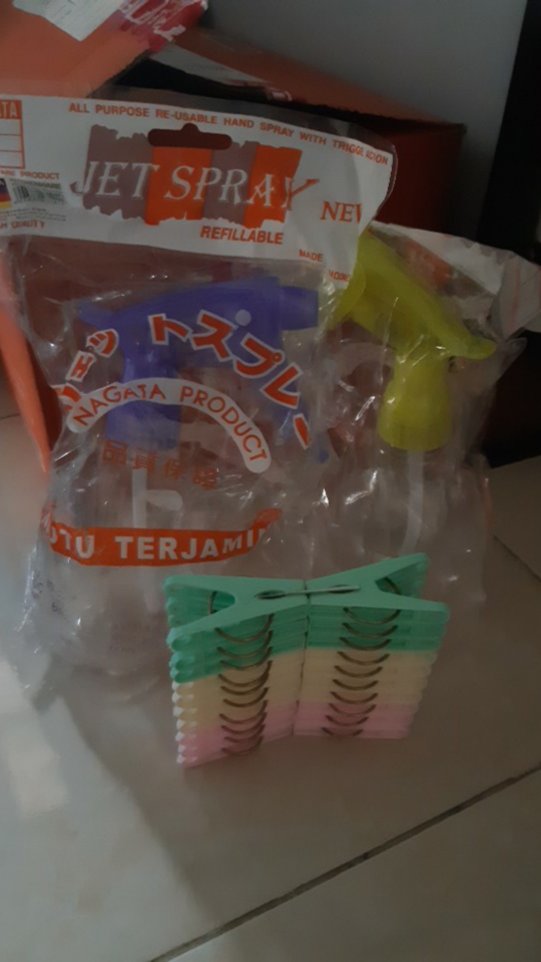 Botol Air Semprot Spray Transparant Nagata 450cc - 500 Cc