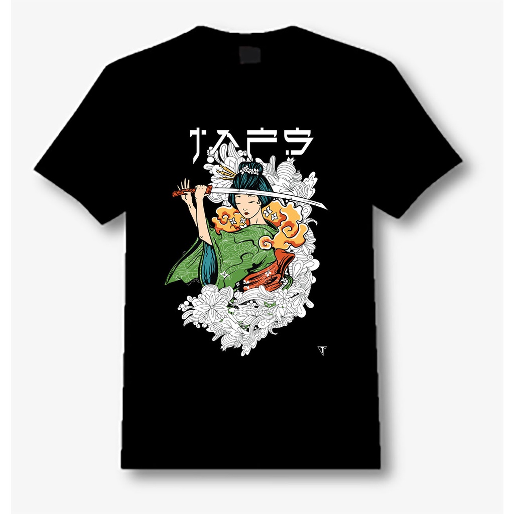 Kaos Distro Jepang Samurai Women Yakuza - TAFS