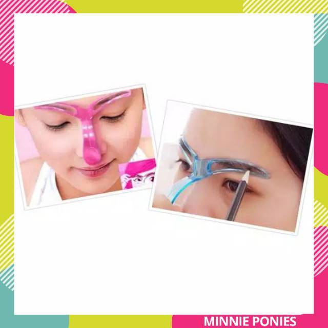 cetakan alis gagang / cetakan alis / cetakan alis korea / cetakan alis natural murah penggaris alis