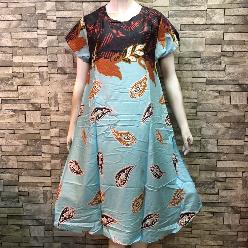 DASTER BALI MURAH MOTIF KEMBANG | BATIK AQILAH-OB 10