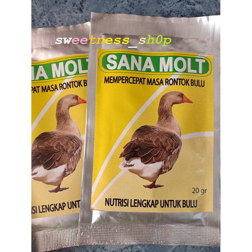 Sana Molt 20 Gr Obat Perontok Bulu Bebek