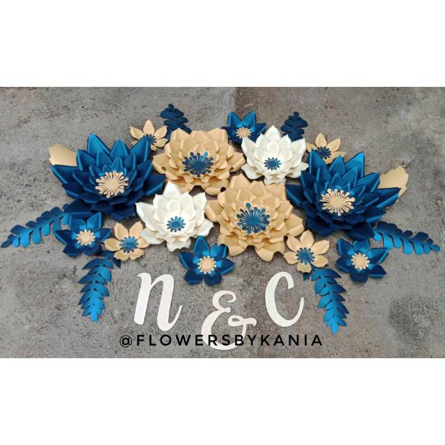 

Paper flowers~ Hiasan bunga kertas (request warna by chat)