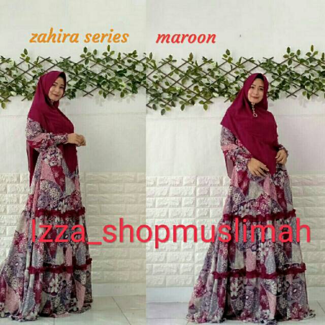ZAHIRA MAROON,COKSU /GAMIS CERUTTY ULTIMATE ORI ARRAFA SYARI