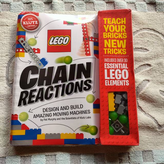 klutz lego chain reactions science & building kit