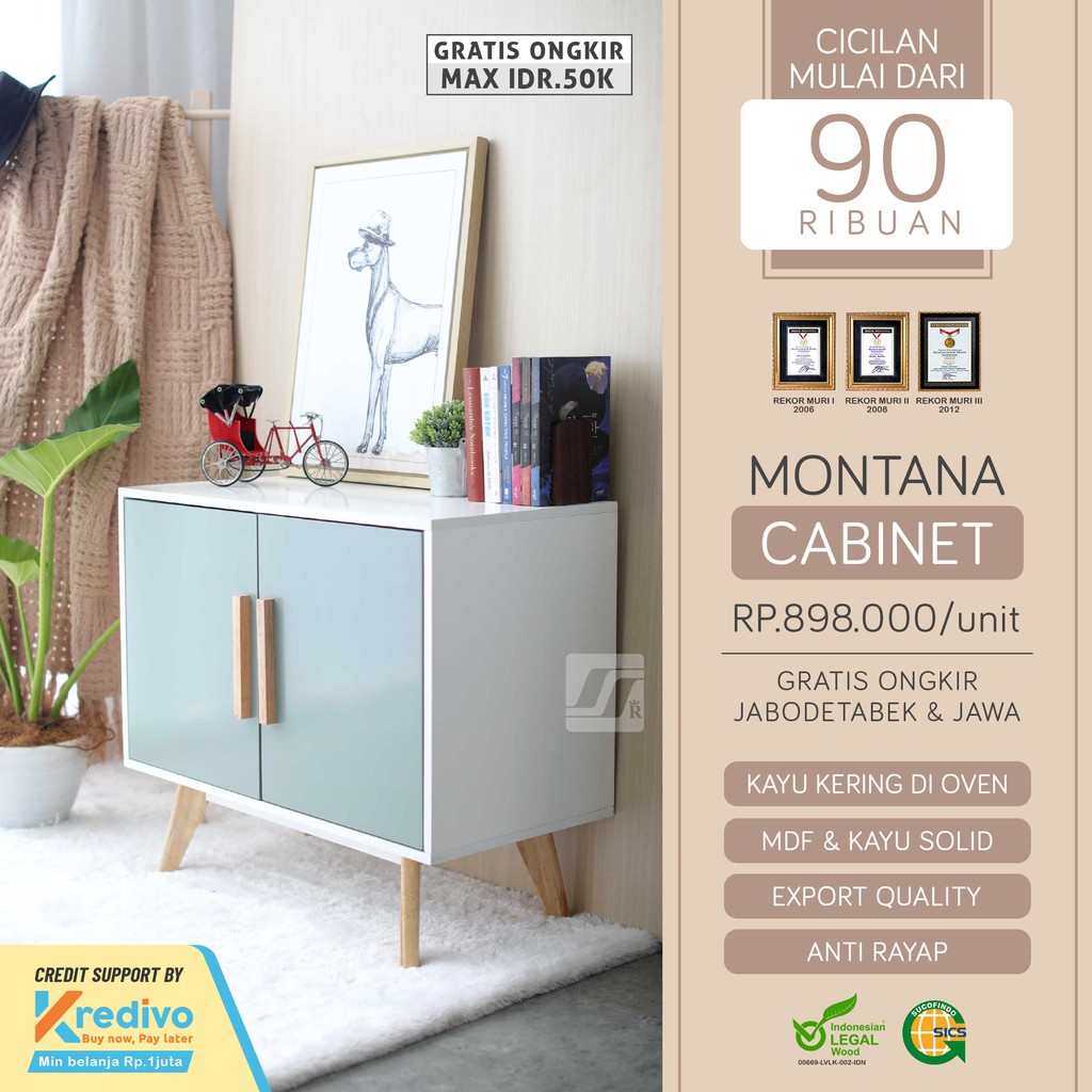 Furniture - Lemari Kabinet Minimalis [MONTANA]