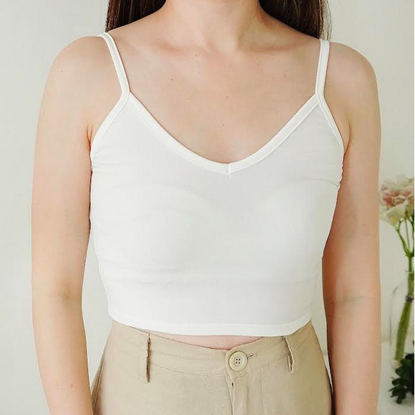 Korean Tanktop Crop Tank Top Basic Tanktop Polos 037