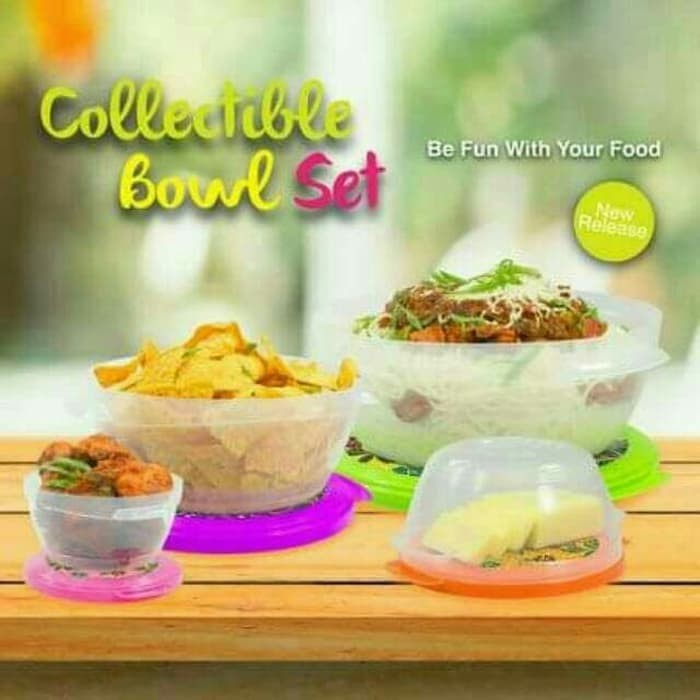 TOPLES SET ISI 8 ( 4 SET ) 2 FUNGSI BOWL SET BIGGY COLLECTION