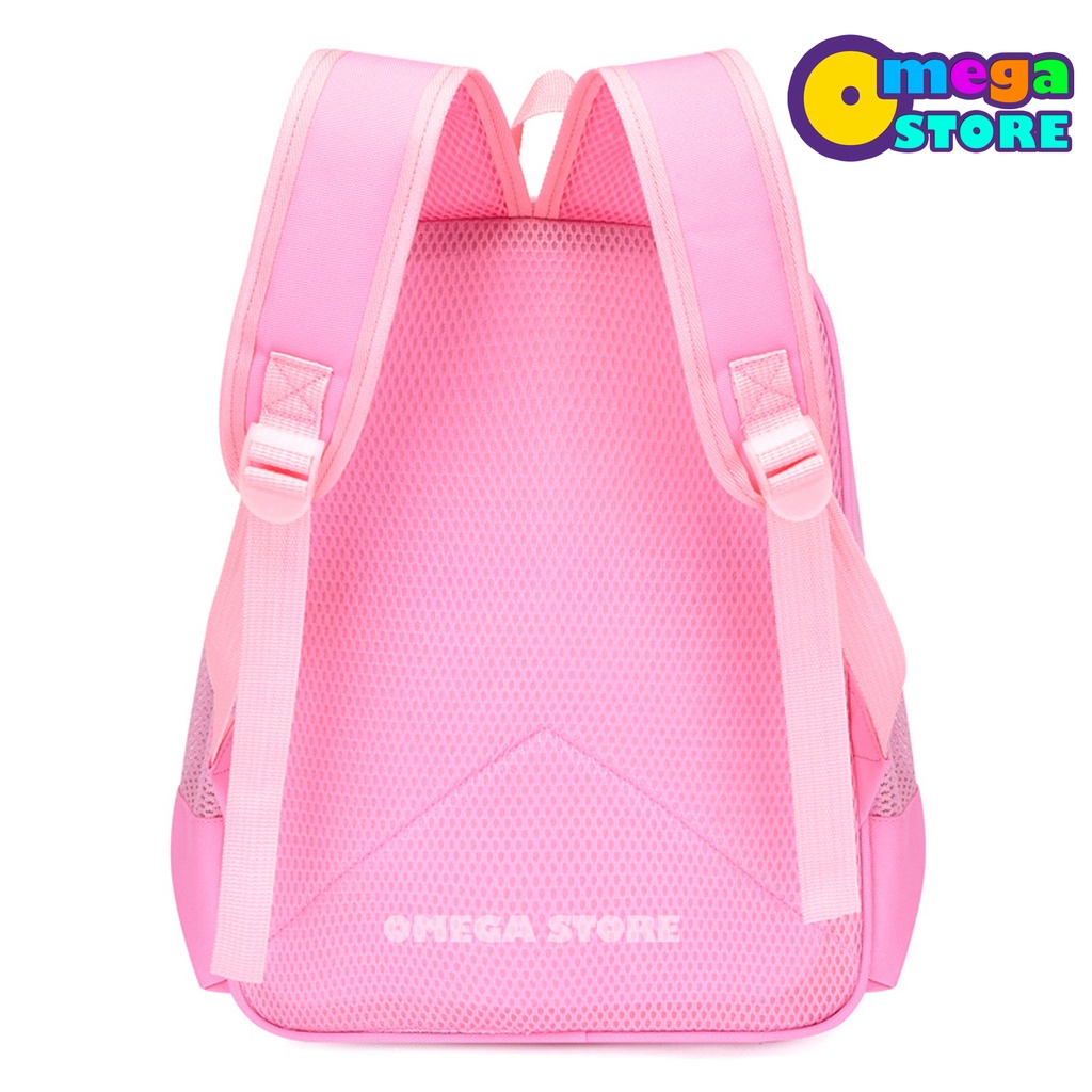 Tas Anak Sekolah TK SD Perempuan Laki-laki Backpack Unisex Tas Ransel Anak Perempuan Karakter - 196