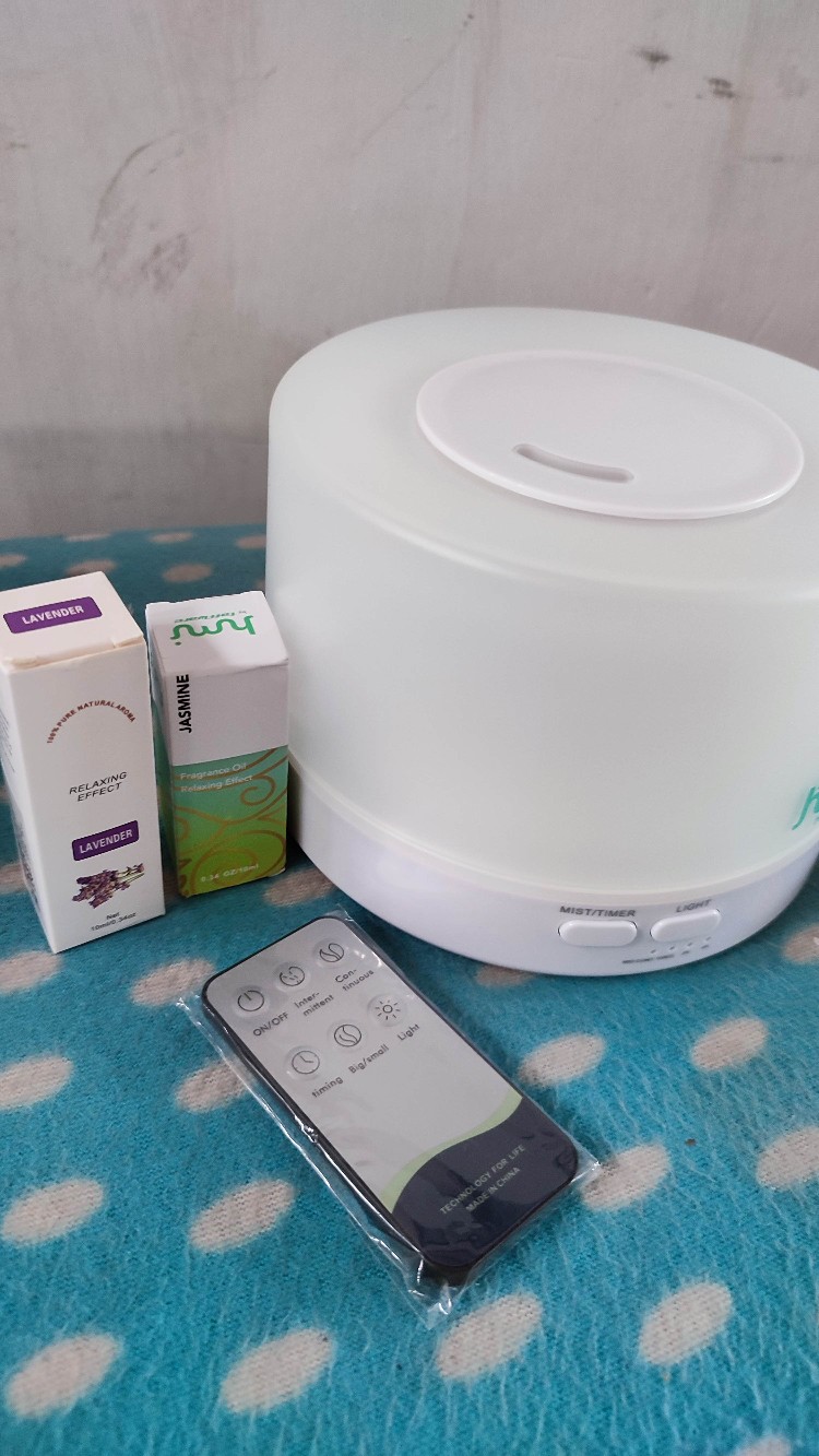 [original 100%] Diffuser 500ml Humidifier Led Nyala Warna Warni + Remote