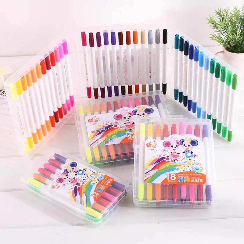 

SPIDOL WARNA ANAK MUDAH DI CUCI 12/18PC PENSIL WARNA 2 KEPALA [WWP 45]