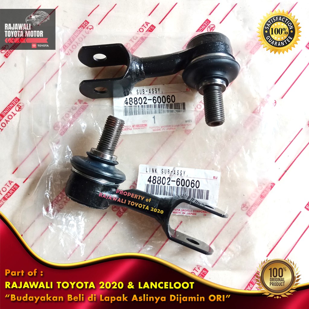 Jual Rod Link Stabilizer Corolla AE92 & Land Cruiser VX80 Belakang Tuas ...