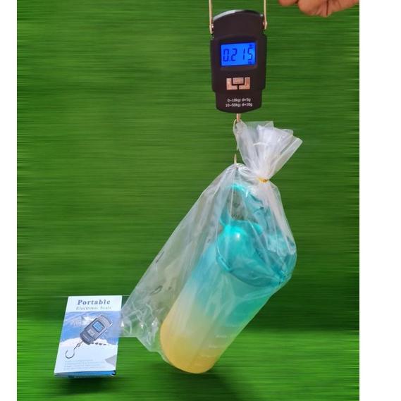 TIMBANGAN GANTUNG DIGITAL 50KG DIGITAL SCALE TRAVEL KOPER 50KILO  STAINLESS ヤ