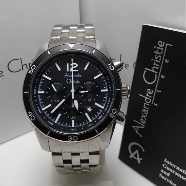 Jam tangan pria Alexandre Christie AC 6407MC original