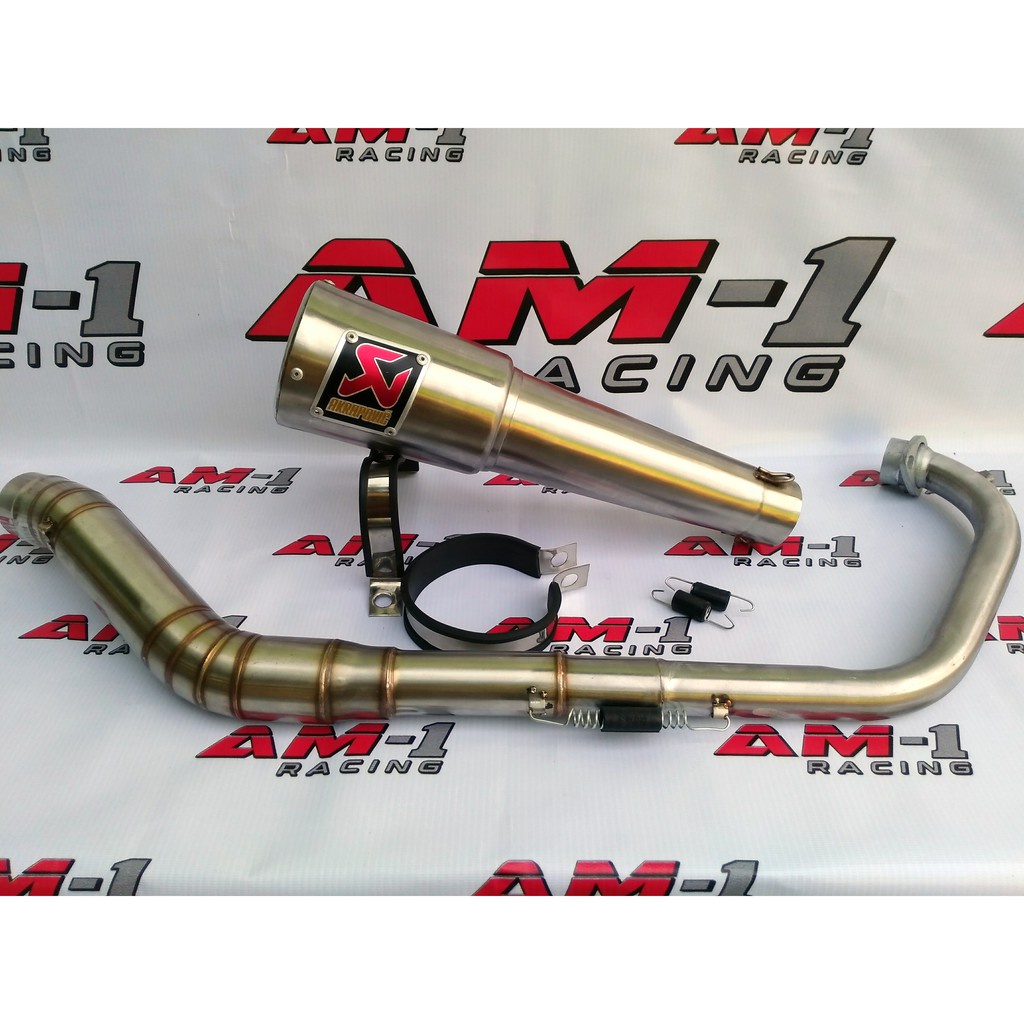 Awet Kenalpot Knalpot Racing Akrapovic Gp Glass Pedrosa Titan R15 Vva V2 V3 Vixion Nva Nvl New Old