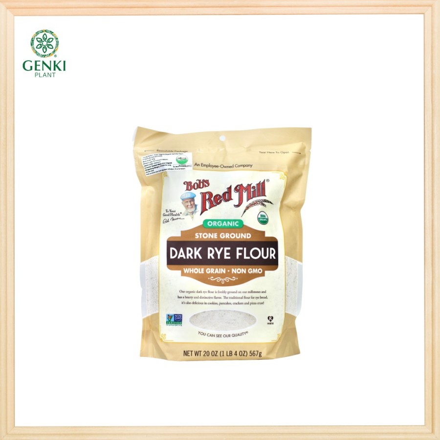 

Bob's Red Mill Organic Stone Ground Dark Rye Flour - 567 g