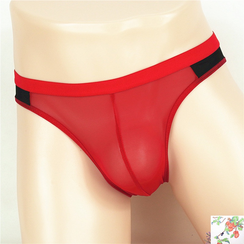 Celana Pria G String Celana Dalam Pria Transparan Segitiga y037