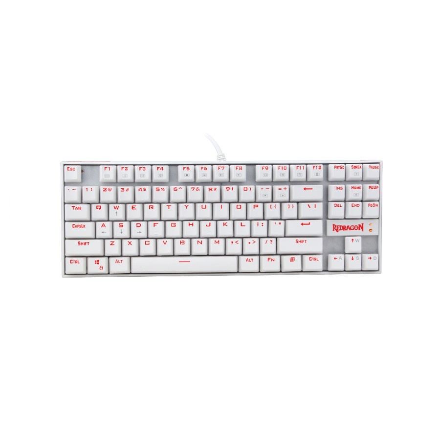 Keyboard Redragon Gaming Keyboard Mechanical KUMARA WHITE - K552W