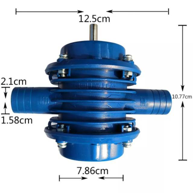 Water Drill Pump - Pompa Liquid Air Bahan Bakar Minyak, Oil, Kimia Pompa Cair Sentrifugal Serbaguna