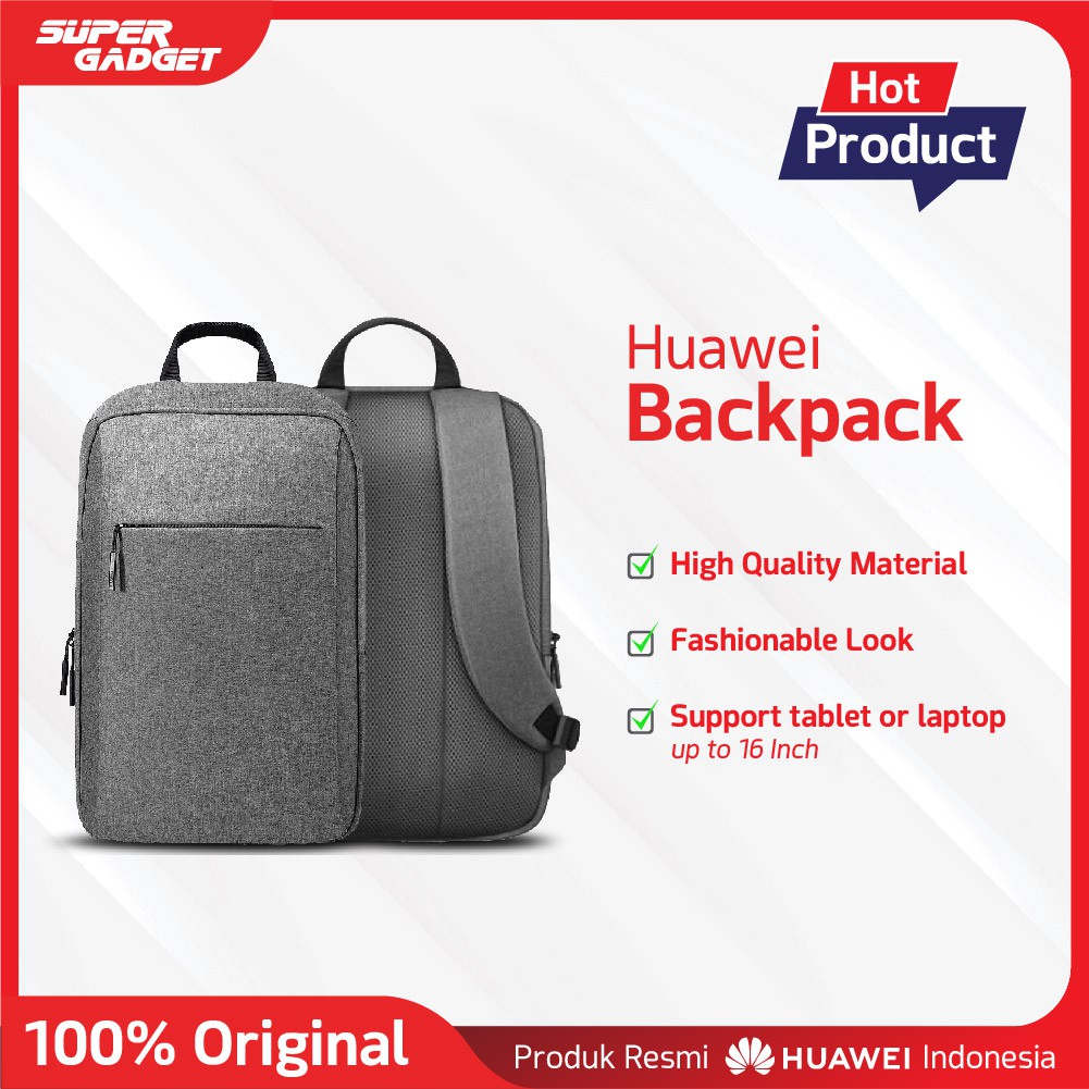 Backpack Bag Huawei Matebook Tas Kerja dan Laptop 16inch  Back Pack Universal - Original