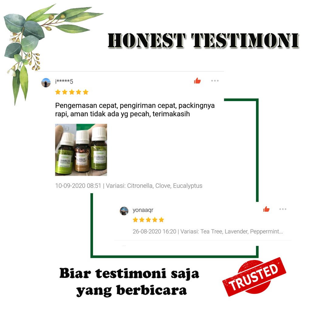 FLOWGREEN LEMON ESSENTIAL OIL MINYAK ESSENSIAL ATISIRI AROMA TERAPI DIFFUSER HUMIDIFIER OIL