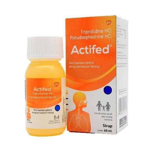 Actifed Kuning Pilek dan Hidung Tersumbat 60 ml