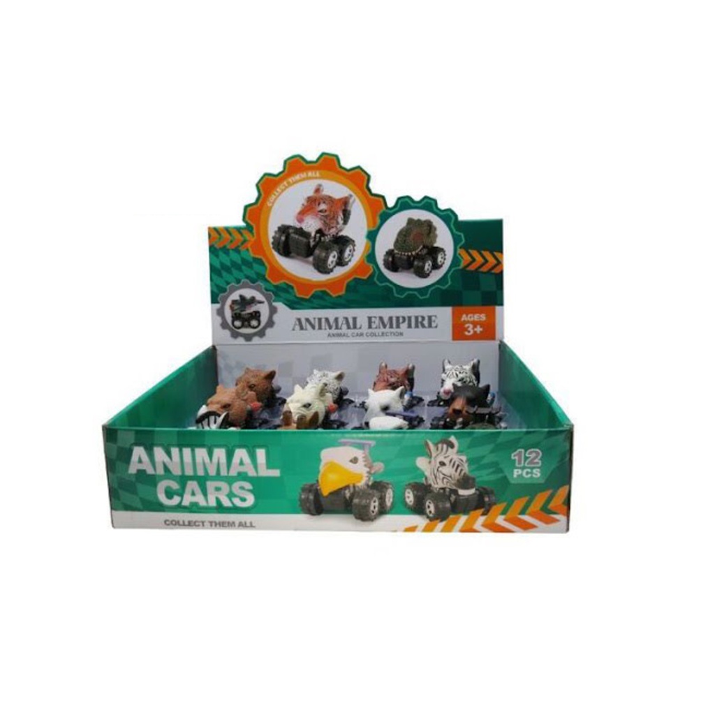 Animal Cars Empire Collection / Mainan Mobil Pull Back