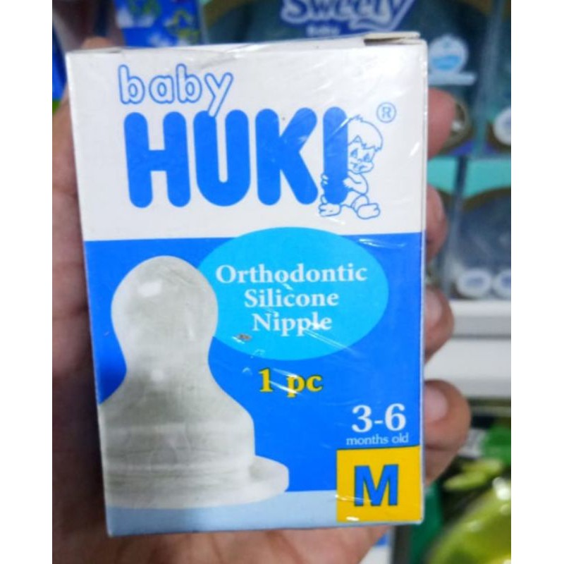 Huki Silicone Nipple Orthodontic S, M, L