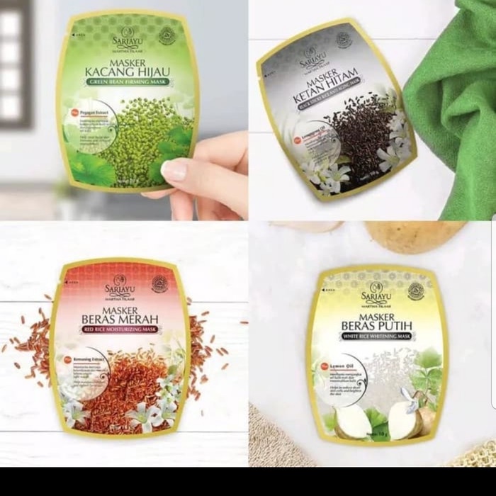 SARIAYU MASKER WAJAH SHACET - Beras Merah