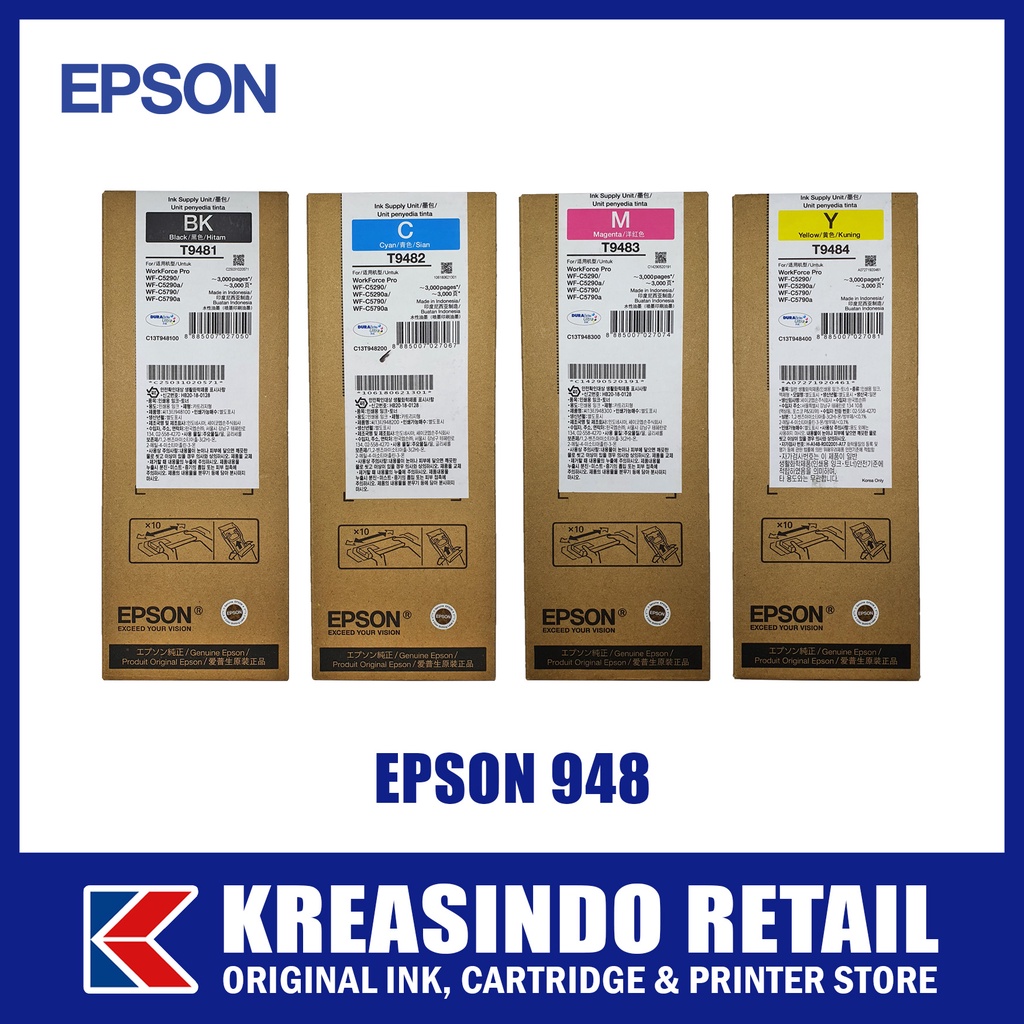 Epson T948 T 948 Tinta / Cartridge Original